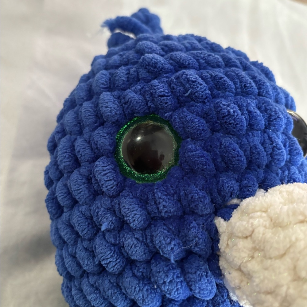 Blue and Green Plush Peacock Toy - Picture 11 of 15